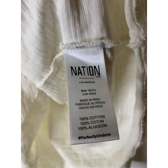 Nation LTD Krista Feminine Party Tee Puff 100% cotton women's size small - Picture 6 of 6